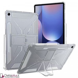 Skaidrus smūgiams atsparus dėklas su rašiklio dėklu (Samsung Galaxy Tab S10 Fe Plus)